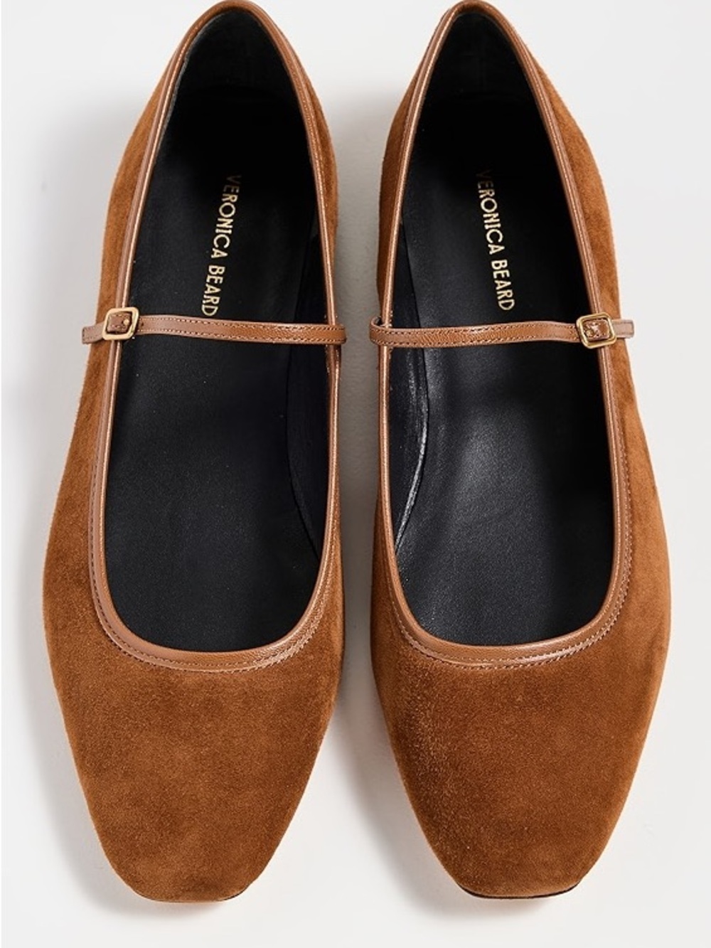 Veronica Beard Ellie Flats Caramel